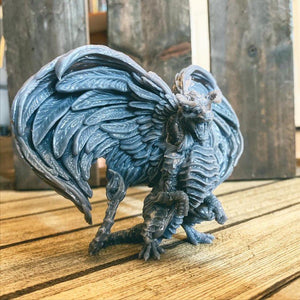 Adult Anaesian Silver Dragon Miniature