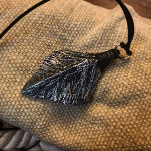 Silver Lung Scale Pendant