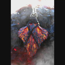 Load and play video in Gallery viewer, Volcanic Wyvern Scale Pendant
