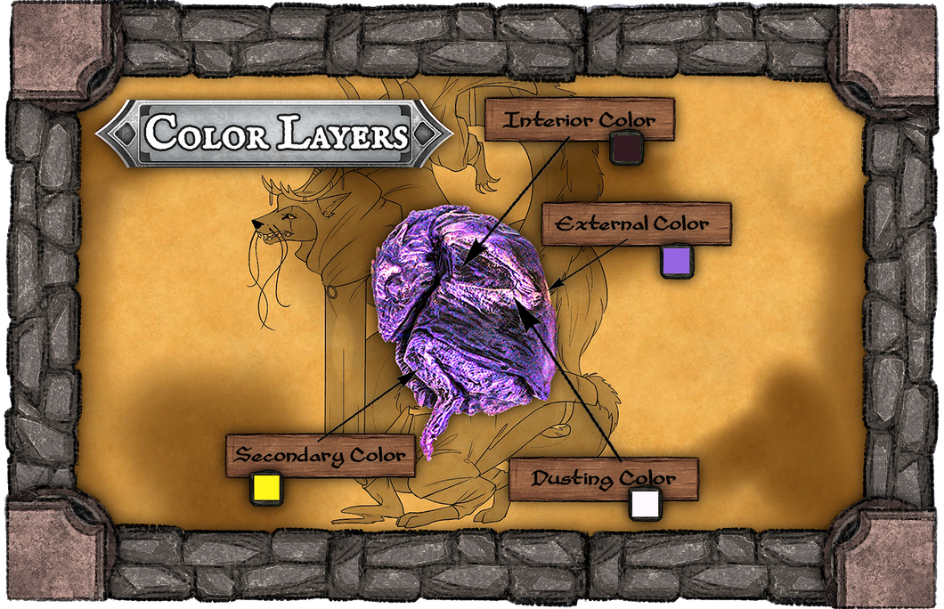 Hatchling: Drake | Interior: Poisonous Purple | Exterior: Aquamarine