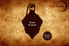 Load image into Gallery viewer, Dark-Fey Drake Scale Pendant

