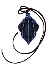 Load image into Gallery viewer, Winter Twilight Drake Scale Pendant
