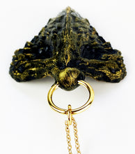 Load image into Gallery viewer, Gold Wyvern Scale Charm
