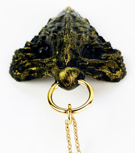 Gold Wyvern Scale Charm