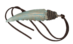 Copper Drake Tooth Pendant