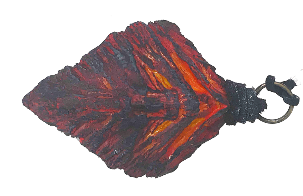 Volcanic Lung Scale Pendant