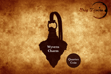 Load image into Gallery viewer, Copper Wyvern Scale Charm
