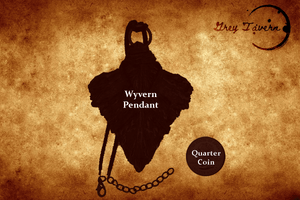 Wild Fey Wyvern Scale Pendant