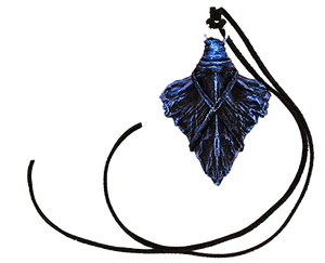 Winter Twilight Wyvern Scale Pendant